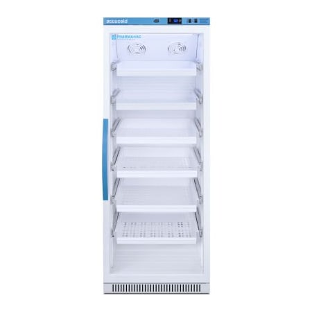 Summit Appliance Div. Accucold Upright Vaccine Refrigerator, 12 Cu Ft., Removable Drawers Shelf, Glass Door ARG12PVDR